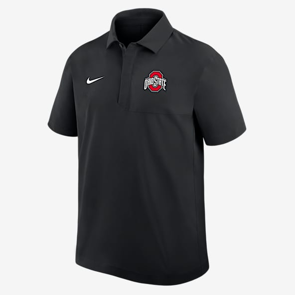 【ほま】Nike ゴルフ ポロシャツ Ohio State Ohio State Buckeyes Sideline Men's Nike Dri-FIT College Polo